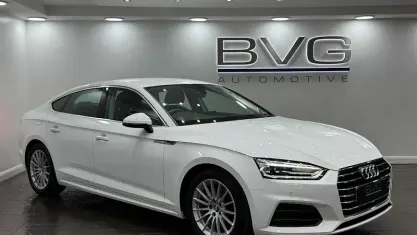 Used Audi A5 Sportback 150 HP (110 kW) 2018 White Hatchback