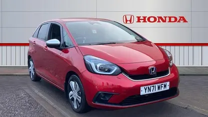 Red Used 2021 Honda Jazz Hybrid Hatchback | £18,373 (Fair price)
