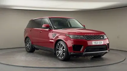 Used Land Rover Range Rover Sport HSE 300 HP (220 kW) 2021 Firenze red SUV