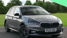 Graphite grey metallic body / black magic pearl effect roof Used 2023 Skoda Fabia Colour Edition Hatchback | £14,495 (Fair price)