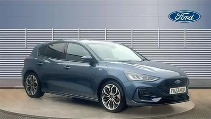 Blue Used 2023 Ford Focus ST-Line X Hatchback | £17,375 (Fair price)