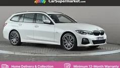 White Used 2022 BMW 330e M Sport Estate | £23,697 (Good price)