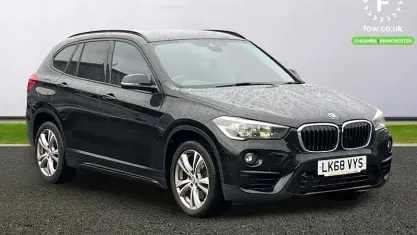 Begagnad BMW X1 Sport Line 190 HK (139 kW) 2018 Svart SUV