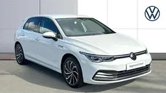 Pure white Used 2022 VW Golf VIII Edition Hatchback | £19,791 (Fair price)