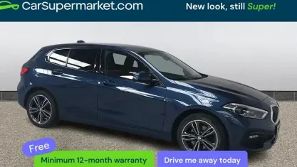 Używany BMW 118 Sport Line 136 KM (100 kW) 2021 Niebieski Hatchback