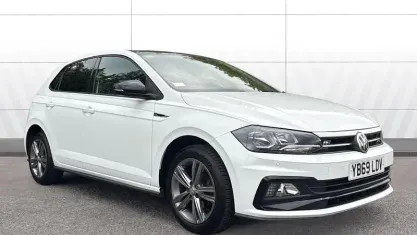 Begagnad VW Polo R-line 95 HK (69 kW) 2020 Vit Halvkombi