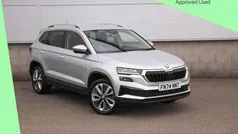 Brilliant silver metallic Used 2024 Skoda Karoq SE L SUV | £24,995 (Fair price)