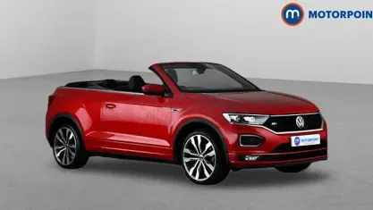 Usado VW T-Roc Cabriolet R-line 150 CV (110 kW) 2021 Rojo Descapotable