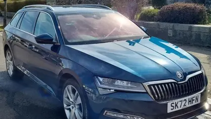 Used Skoda Superb SE L 150 HP (110 kW) 2022 Blue Estate