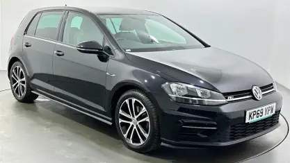 Used VW Golf VII R-line 150 HP (110 kW) 2019 Black Hatchback