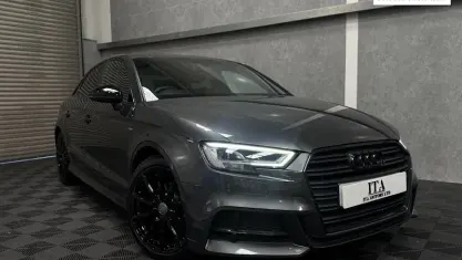 Used Audi A3 Black Edition 150 HP (110 kW) 2017 Grey Sedan