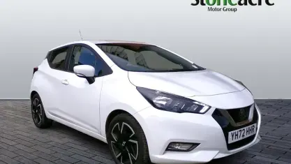 Used Nissan Micra Acenta 92 HP (67 kW) 2022 White Hatchback