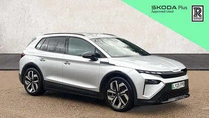 Brilliant silver metallic Used 2025 Skoda Elroq SportLine SUV | £33,700 (Fair price)