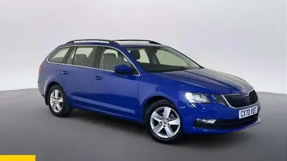 Used Skoda Octavia SE Technology 116 HP (85 kW) 2020 Blue Estate