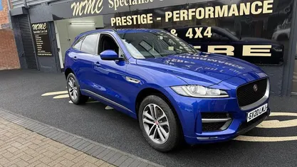 Blue Used 2020 Jaguar F-Pace R-Sport SUV | £19,999 (Fair price)