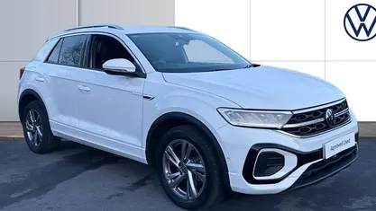 White Used 2025 VW T-Roc R-line SUV | £26,196 (Fair price)