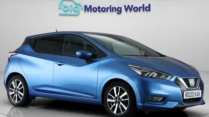 Second-hand Nissan Micra S 101 CP (74 kW) 2020 Albastru Hatchback