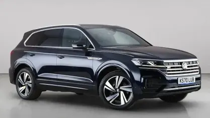 Used VW Touareg R-line 286 HP (210 kW) 2021 Blue SUV