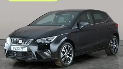 Begagnad Seat Ibiza XCELLENCE 110 HK (80 kW) 2023 Svart Halvkombi