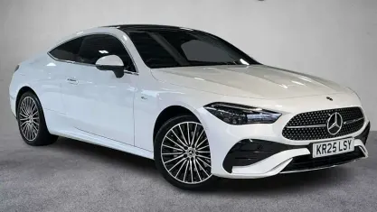 Used Mercedes CLE300 AMG line 313 HP (230 kW) 2025 White Coupe