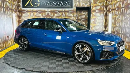 Used Audi A4 Black Edition 150 HP (110 kW) 2023 Blue Estate