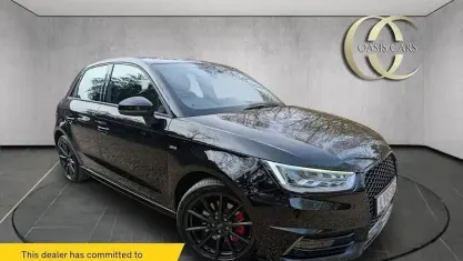 Used Audi A1 Sportback S-Line 125 HP (91 kW) 2018 Black Hatchback