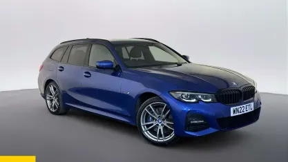 Used BMW 330e M Sport 292 HP (214 kW) 2022 Blue Estate