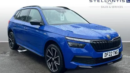 Used Skoda Kamiq Monte Carlo 150 HP (110 kW) 2022 Blue SUV