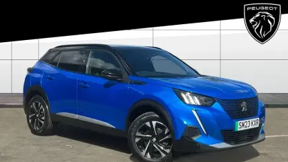 Used Peugeot e-2008 GTi 100 kW (136 HP) 2023 Blue SUV