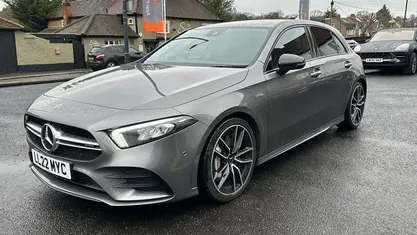 Grey Used 2022 Mercedes A35 AMG Premium Hatchback | £26,490 (Fair price)