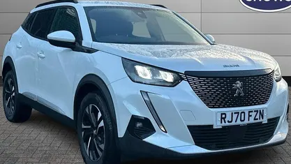 Okenite white Used 2021 Peugeot 2008 Allure Premium SUV | £12,013 (Fair price)