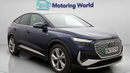 Used Audi Q4 Sportback e-tron S-Line 150 kW (204 HP) 2023 Blue SUV