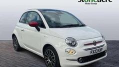 White Used 2023 Fiat 500 Red Hatchback | £11,295 (Fair price)