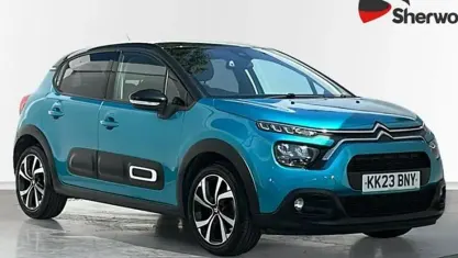Used Citroën C3 PureTech 110 HP (80 kW) 2023 Blue Hatchback