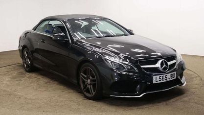 Używany Mercedes E220 AMG line 177 KM (130 kW) 2015 Czarny Kabriolet