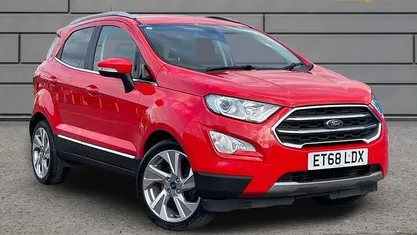 Used Ford Ecosport Titanium 101 HP (74 kW) 2019 Red SUV