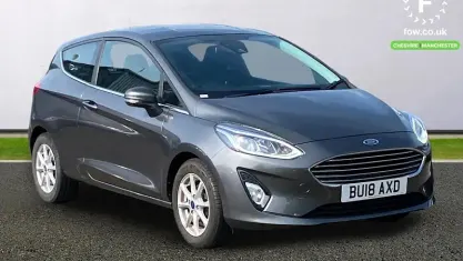 Used Ford Fiesta Zetec 101 HP (74 kW) 2018 Grey Hatchback