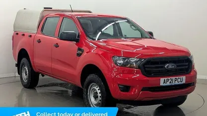 Used Ford Ranger XL 170 HP (125 kW) 2021 Race red (solid paint) Pickup