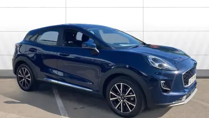 Used Ford Puma Titanium 125 HP (91 kW) 2022 Blue SUV