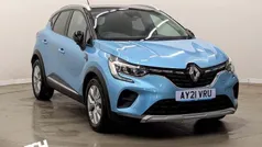 Celadon blue with diamond black roof Used 2021 Renault Captur Iconic SUV | £11,690 (Fair price)