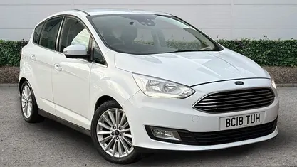 White Used 2018 Ford C-MAX Titanium MPV | £7,350 (Fair price)