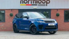 Blue Used 2018 Land Rover Range Rover Sport SVR SUV | £45,500 (Fair price)
