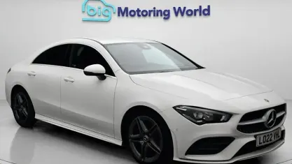 Used Mercedes CLA180 AMG line 136 HP (100 kW) 2022 White Coupe