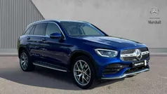 Blue Used 2021 Mercedes GLC300e AMG Line Premium Plus SUV | £35,479 (Fair price)