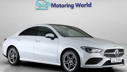Used Mercedes CLA250e AMG line 259 HP (190 kW) 2021 White Sedan