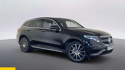 Used Mercedes EQC400 AMG line 300 kW (408 HP) 2022 Black SUV