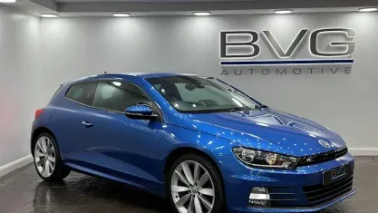 Used VW Scirocco R-line 150 HP (110 kW) 2016 Blue Coupe