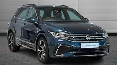 Blue Used 2021 VW Tiguan R-line SUV | £25,595 (Fair price)