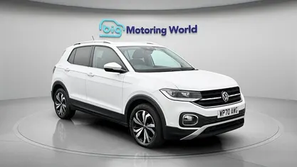Used VW T-Cross SEL 110 HP (80 kW) 2021 White SUV