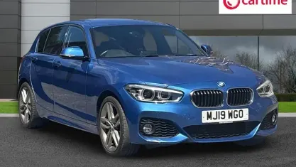 Used BMW 118 M Sport 136 HP (100 kW) 2019 Blue Hatchback